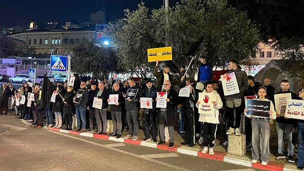 إسرائيل.. اعتقال فلسطينيين اثنين بعد قمع مظاهرة ضد الجريمة