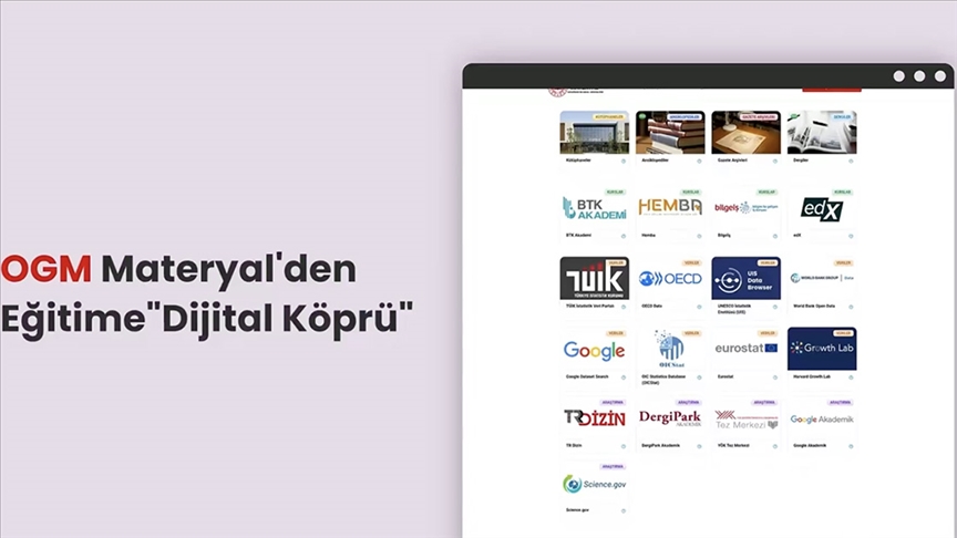"Dijital Öğrenme Köprüsü" platformu erişime açıldı