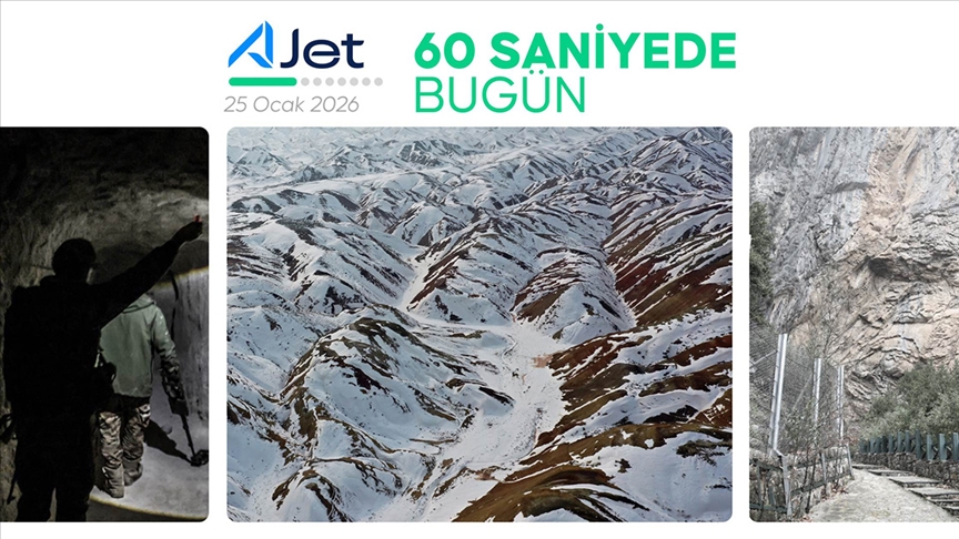 60 saniyede bugün (25 Ocak 2026)