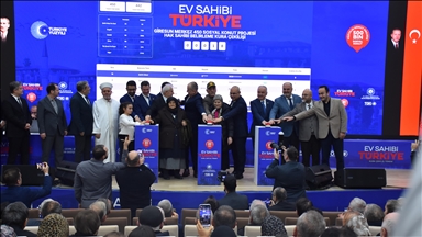 Giresun'da Yüzyılın Konut Projesi kapsamında yapılacak konutların hak sahipleri kurayla belirlendi