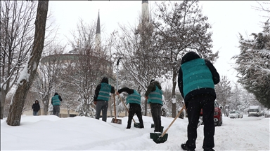 Karla mücadeleye yükümlülerden destek