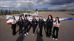 "Mektepli" kadın pilotlar THK Üniversitesinde yetişiyor