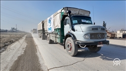 حکوومەتی سووریا ٢٤ بارھەڵگر یارمەتی مرۆیی ڕەوانەی کۆبانێ کرد