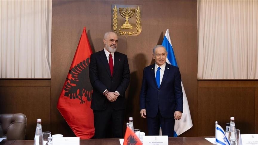 Премиерот на Албанија, Рама, се сретна со Нетанјаху во рамки на посетата на Израел
