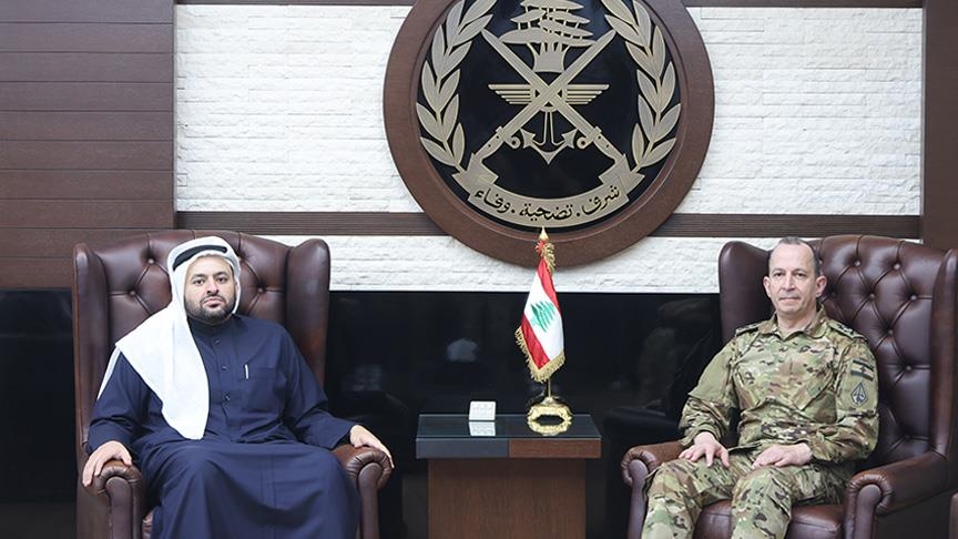 قائد الجيش اللبناني يبحث مع وفد قطري تطورات الجنوب ويشكر الدوحة