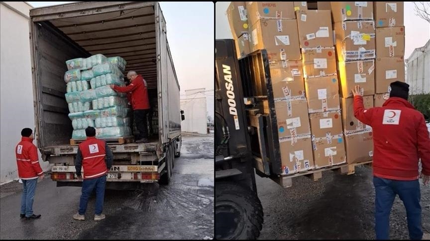 Turkiye kirim 11 truk bantuan kemanusiaan ke Ayn al-Arab, Suriah