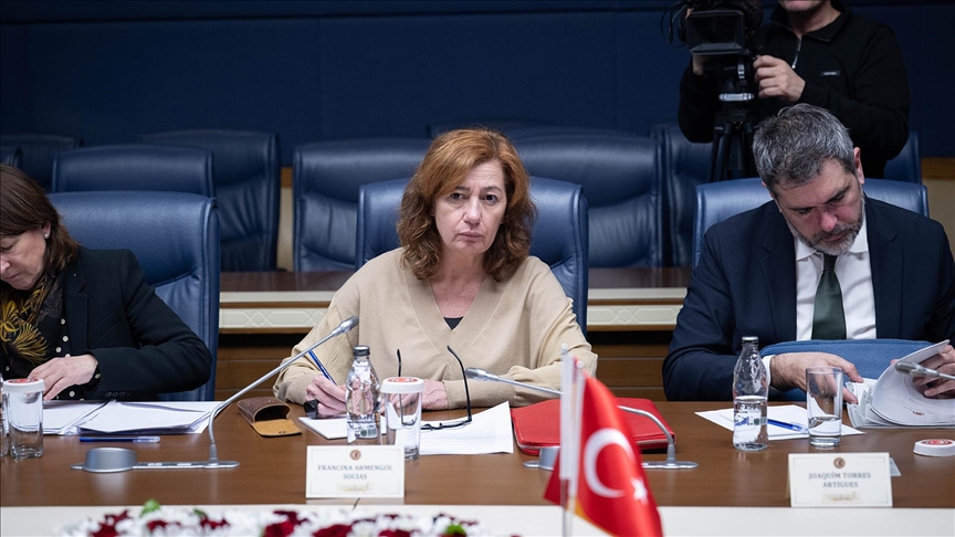 İspanya Temsilciler Meclisi Başkanı Francina Armengol Socias TBMM'de temaslarda bulundu