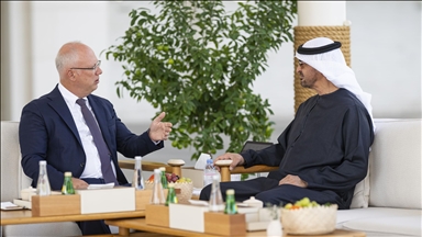رئيس الإمارات ومبعوث بوتين يبحثان تطوير العلاقات ومحادثات أزمة أوكرانيا