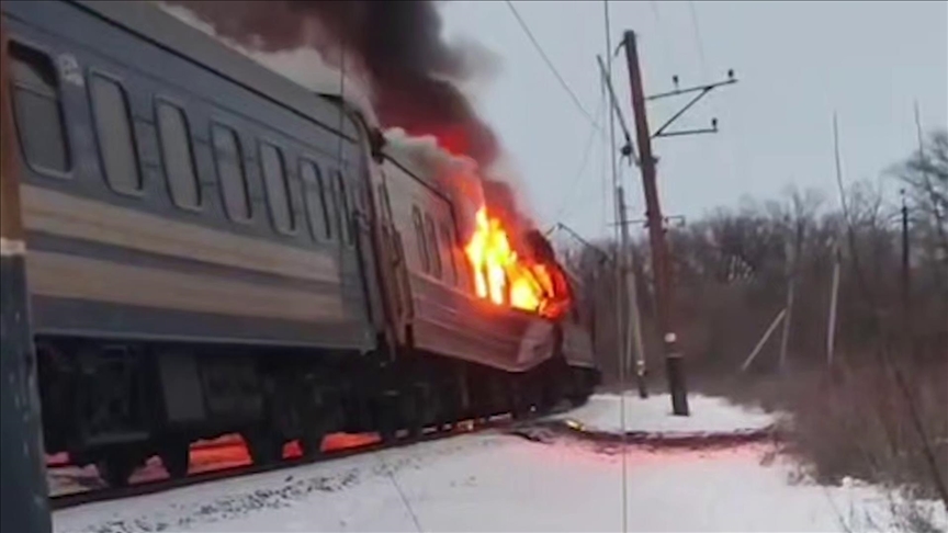 В Харьковской области Украины 5 человек погибли в результате удара по пассажирскому поезду