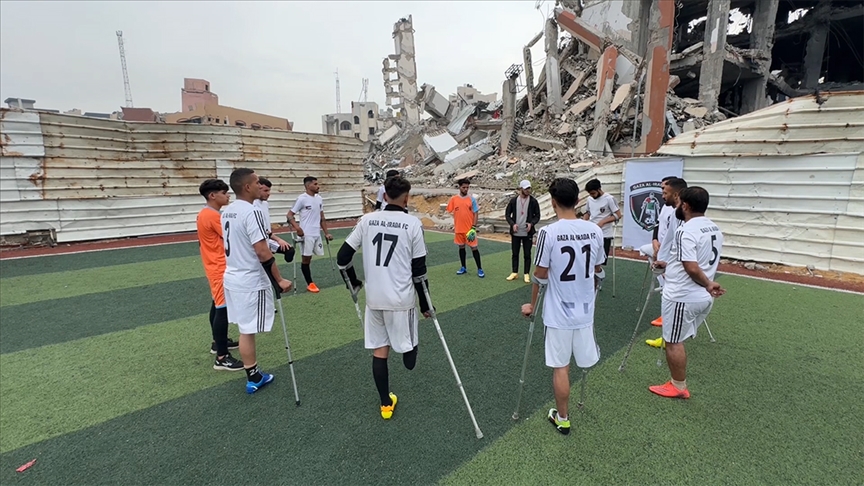 Gazze’deki ampute futbol takımı tüm zorluklara rağmen "sahayı terk etmiyor"