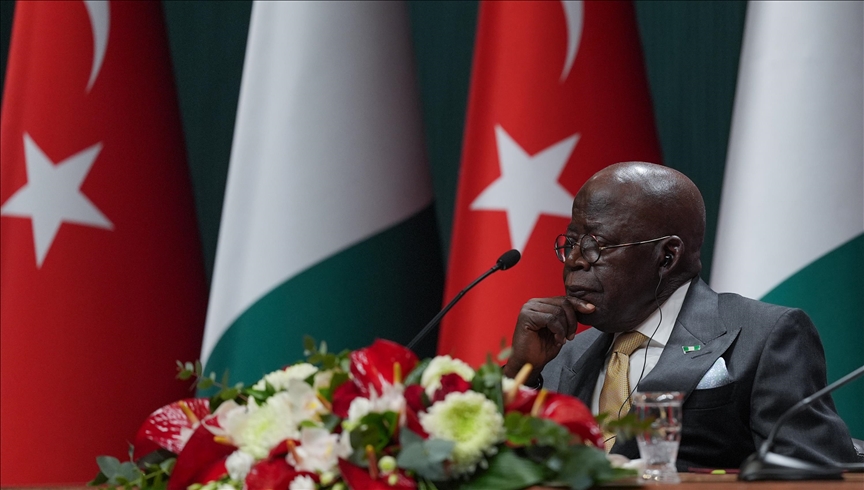 Nigerian Head of State Tinubu pledges to work together with Türkiye on security, trade
