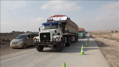 2nd aid convoy heads to Ayn al-Arab in northern Syria