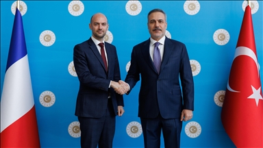 Turkish Foreign Minister Fidan meets French counterpart Barrot