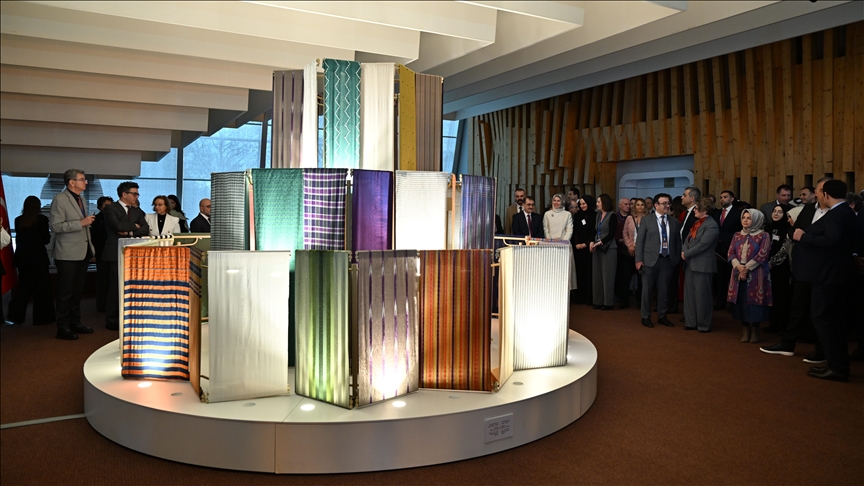 U Vijeću Evrope otvorena izložba “Turski atlas tkanja – Pamćenje tkanine“