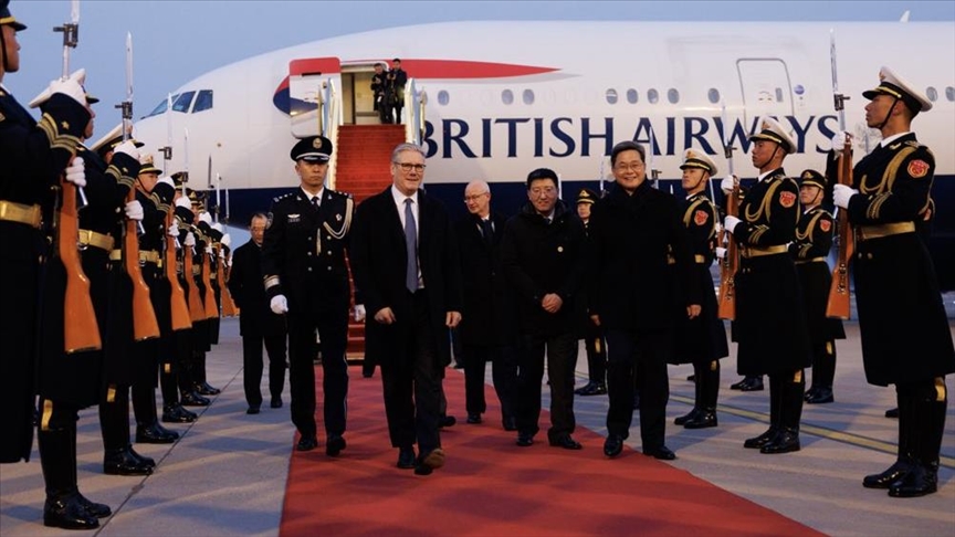 British Prime Minister Starmer begins China trip seeking ‘opportunities’ for UK