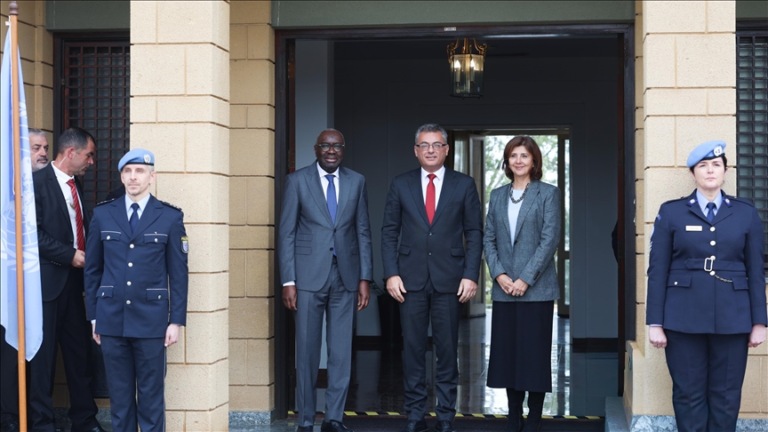 TRNC President Erhurman, Greek Cypriot leader, UN envoy meet in buffer zone