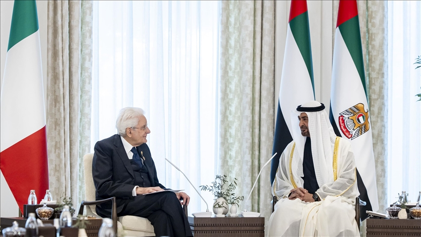 رئيسا الإمارات وإيطاليا يبحثان الارتقاء بالشراكة الاستراتيجية