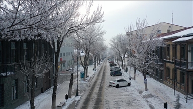 Erzurum, Ağrı, Ardahan ve Kars'ta soğuk hava etkisini sürdürüyor