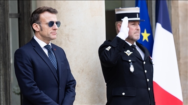 French president flays Russian strikes on civilians, energy infrastructure, pledges power generators for Ukraine