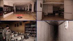Anadolu films terror group YPG’s 3-level underground tunnel complex in northern Syria