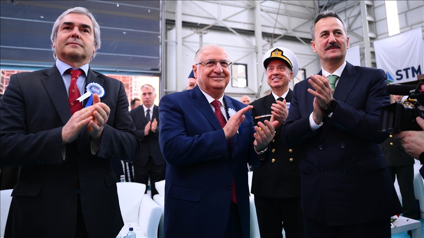 Türkiye'nin Portekiz için üreteceği gemilerin ilkinin bloğu kızağa alındı