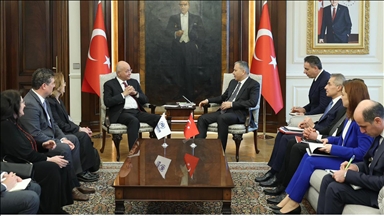 İçişleri Bakanı Yerlikaya, BM Mülteciler Yüksek Komiseri Salih ile bir araya geldi