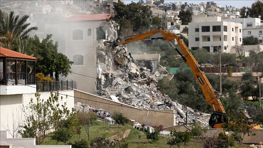 Israeli settlers damage Palestinian farmland in West Bank