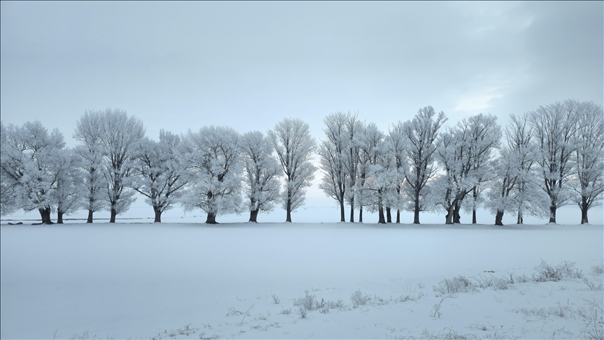 Mij ​​û hewaya sar bandorê li Erzirom, Erdexan û Qersê dike