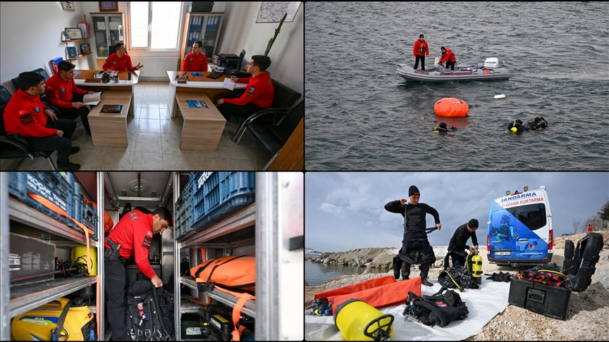 Van'da SAK timi, zorlu kış koşullarında göreve hazırlanıyor