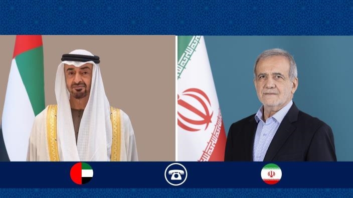 رئیس‌جمهور ایران با رئیس امارات متحده عربی تلفنی گفت‌وگو کرد