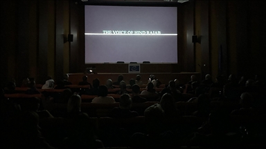 Avrupa Konseyinde "Hind Receb'in Sesi" filminin özel gösterimi yapıldı