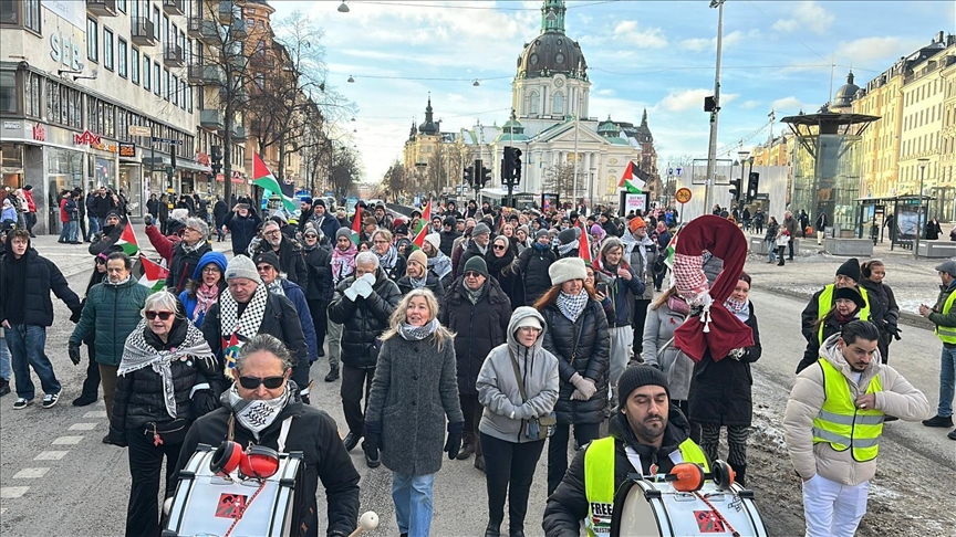 В Швеции прошли протесты против атак Израиля на Газу и ограничения доступа гуманитарной помощи