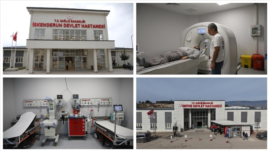  Depremlerde sağlık altyapısı zarar gören Hatay'ın her ilçesine devlet hastanesi kazandırıldı