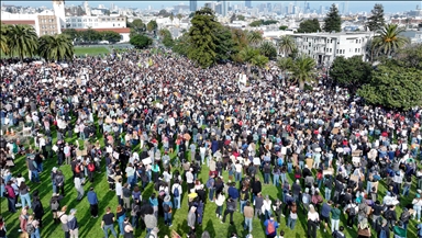 Mass protests held across US against federal immigration agency as thousands rally in California, Oregon