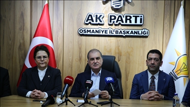 AK Parti Sözcüsü Çelik: Cumhurbaşkanı'mızın tek Suriye'ye yaptığı vurgu küresel mutabakatın omurgasını teşkil etmektedir