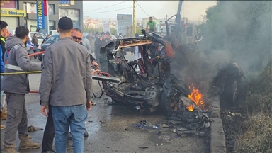 Israel launches drone strike on vehicle in southern Lebanon