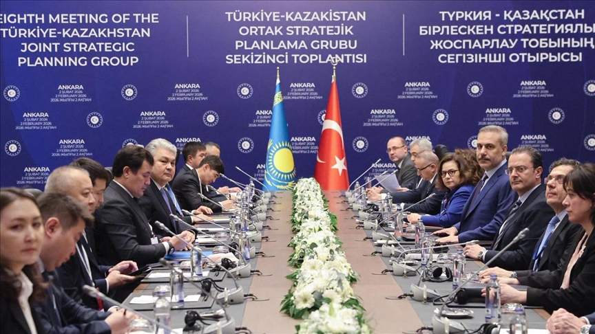 Kryediplomatët e Turqisë dhe Kazakistanit bashkëkryesojnë takimin e Grupit të Përbashkët të Planifikimit Strategjik