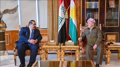 مەسعود بارزانی و موسەننا سامەڕائی پرسی پێکھێنانی حکوومەتی نوێی عێراقیان تاوتوێ کرد