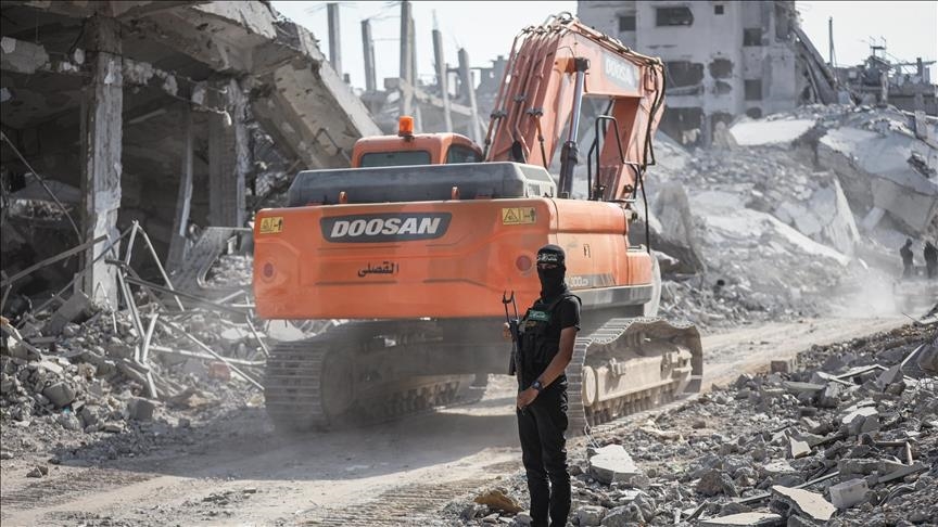 توقف عملیات آواربرداری پیکر‌ فلسطینی‌ها در غزه