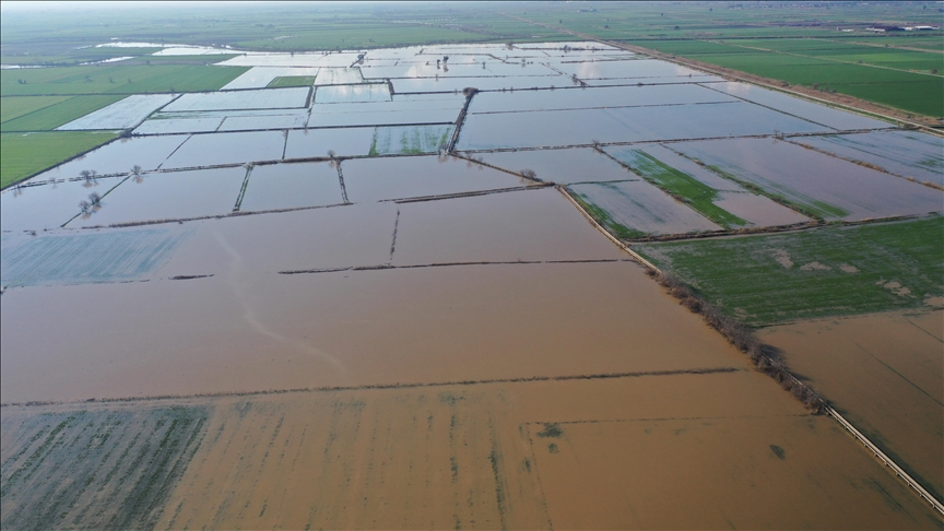 Büyük Menderes Nehri'nin bazı bölümlerinde taşkınlar yaşandı