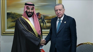 الرئيس أردوغان يلتقي ولي العهد السعودي في الرياض