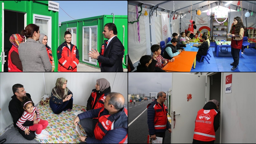 Depremden etkilenenlere yönelik 5,1 milyon psikososyal destek hizmeti verildi