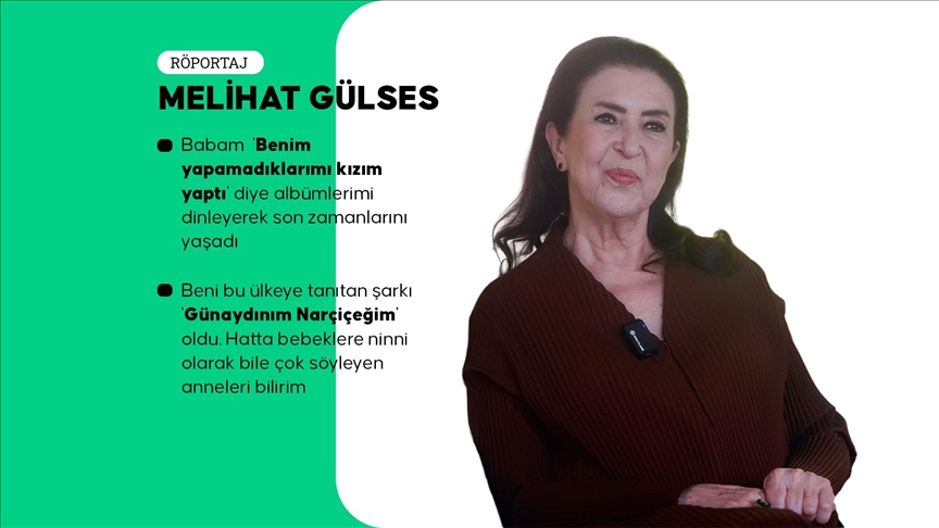 Sanatçı Melihat Gülses: Beni bu ülkeye tanıtan şarkı "Günaydınım Narçiçeğim" oldu