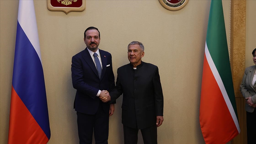 AK Parti Genel Başkan Yardımcısı Zorlu, Tataristan Cumhuriyeti Reisi Minnihanov'la görüştü