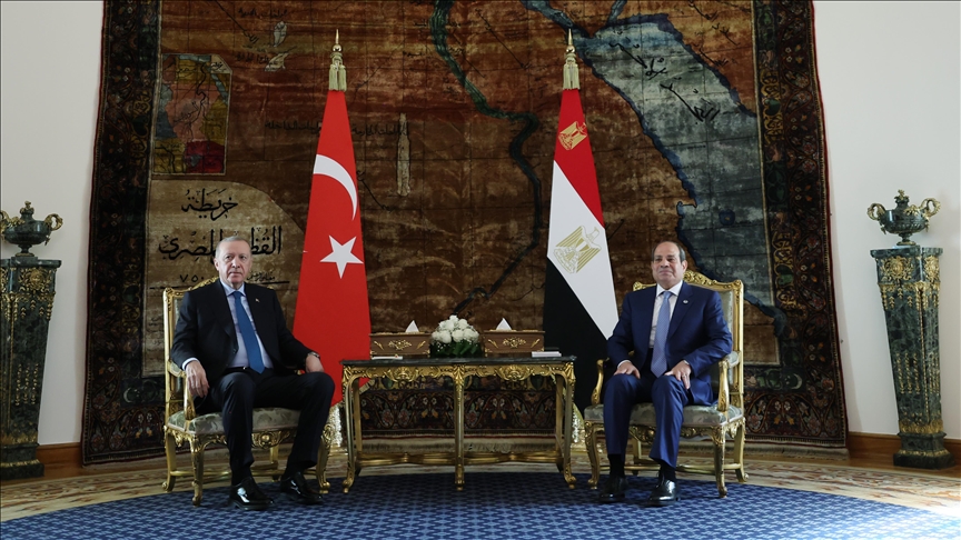 Le président Erdogan est arrivé en Égypte et doit participer au Forum économique Türkiye-Égypte