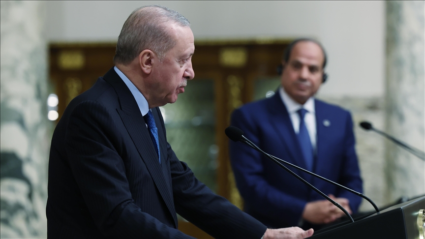 Türkiye, Egypt working together on Gaza peace efforts, Libya stability, says President Erdogan