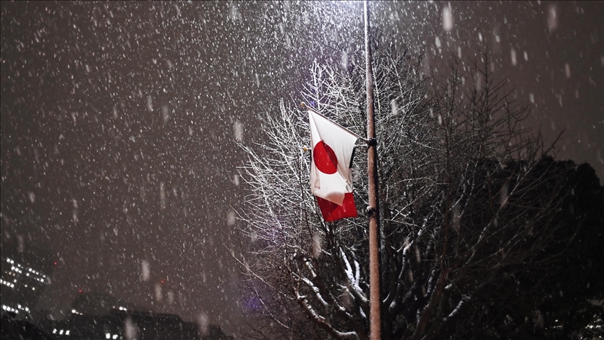 Japonya'da şiddetli kış şartlarından kaynaklanan can kayıplarının sayısı 35'e çıktı