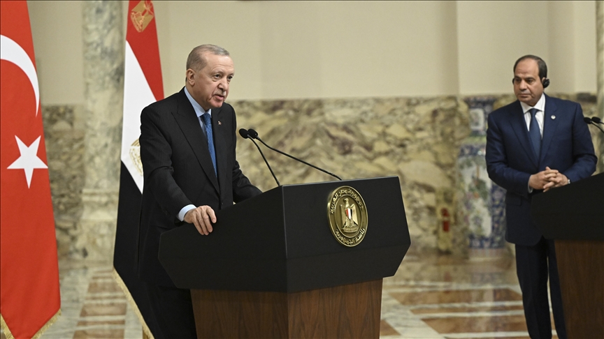 Ердоган: Турција и Египет работат заедно за мир во Газа и за стабилноста на Либија