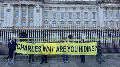 Epstein iddialarına sessiz kalan Buckingham Sarayı'na "Suç mahallidir girilmez" şeridi çekildi