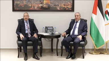 نائب رئيس فلسطين يبحث مع سفير تركيا الأوضاع السياسية والانسانية